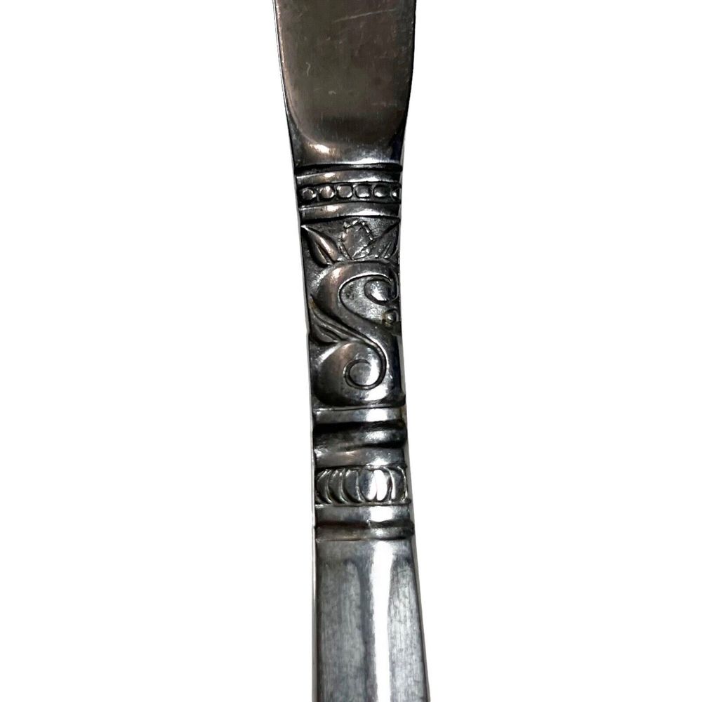 Set 4 Vintage Orleans Stainless Korea Stacie Pattern Dinner Knives